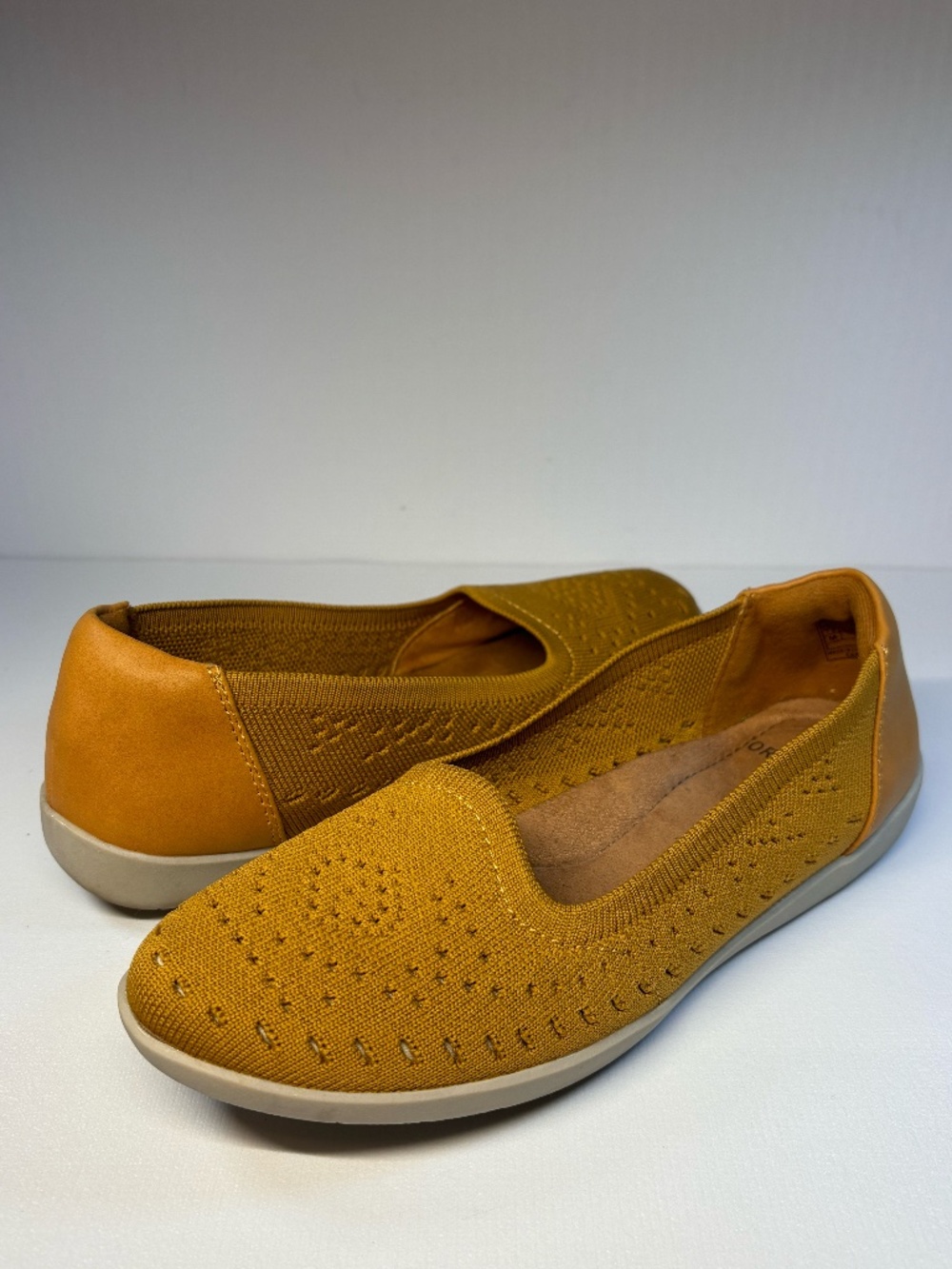 Earth Origins Knit Ballet Flats Comfort Slip On Lightweight Casual Flats S 7.5